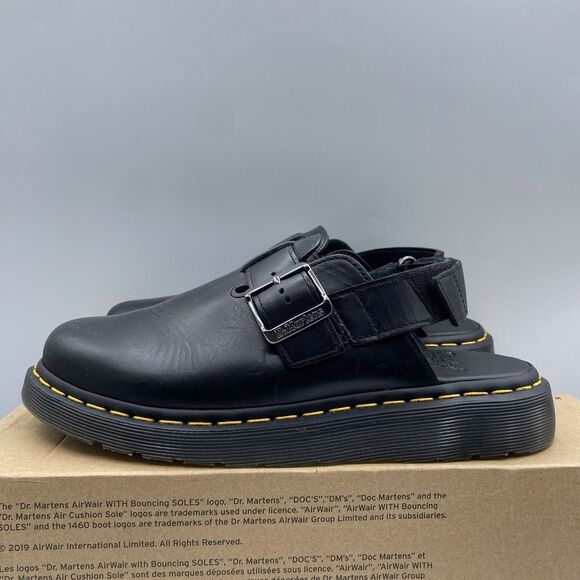 Dr Marten Jorge II Sandals Men 42 US 9 Black Slingback Buckle Casual NWB main image 5
